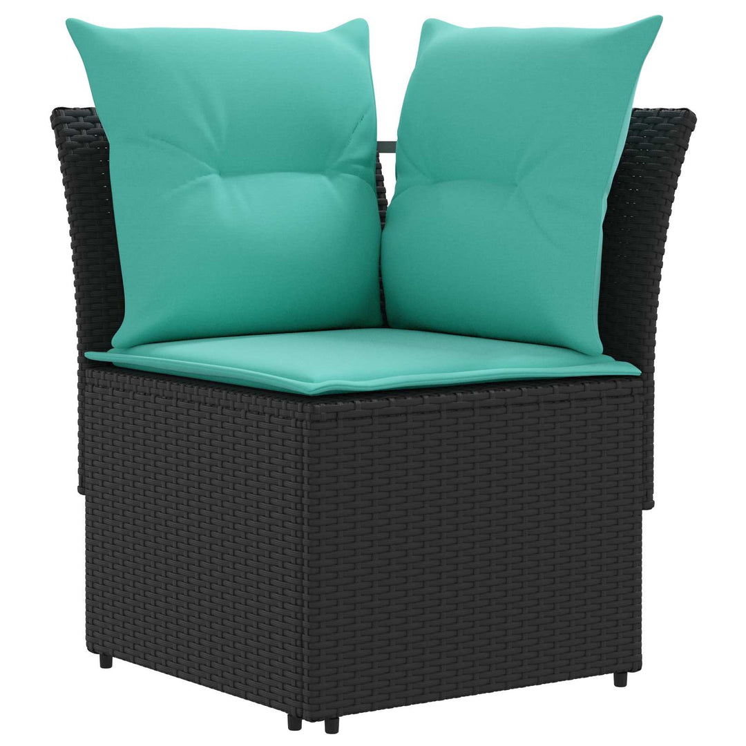 2 stk. Have Armstøtte Sofa med Hjørnesofa PE Rattan
