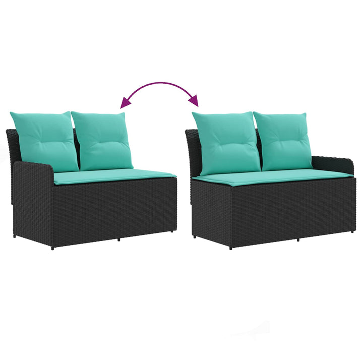 2 stk. Have Armstøtte Sofa med Hjørnesofa PE Rattan