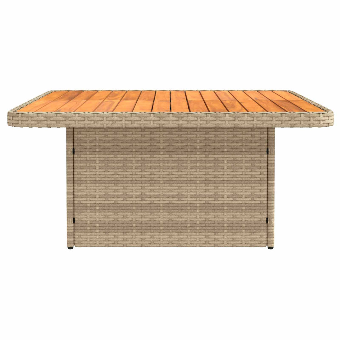 2 Stk Havemøbel Midtersofa Med Løftbart Bord polyrattan