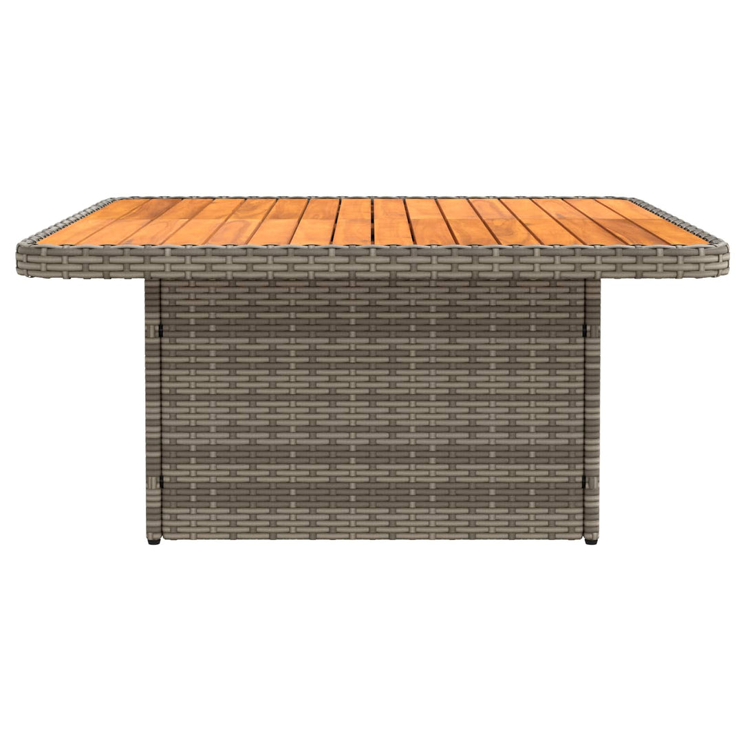 2 Stk Havemøbel Midtersofa Med Løftbart Bord polyrattan