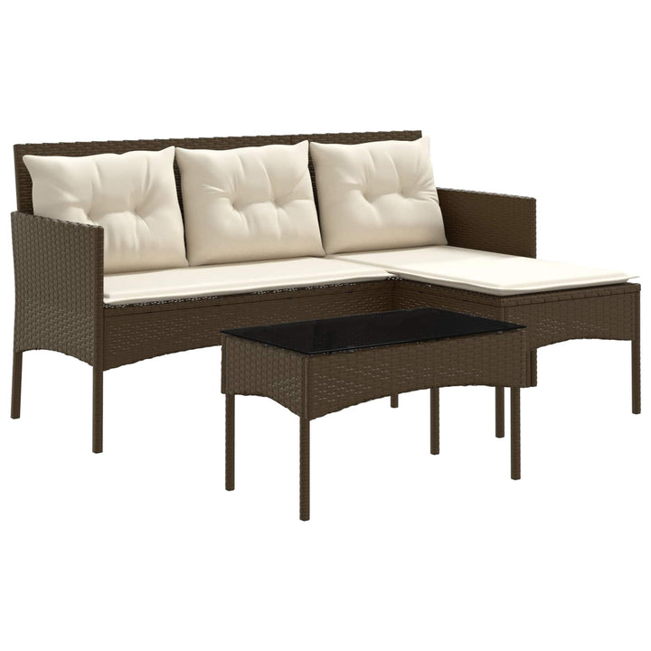 Havesofa Sæt 2 stk. polyrattan