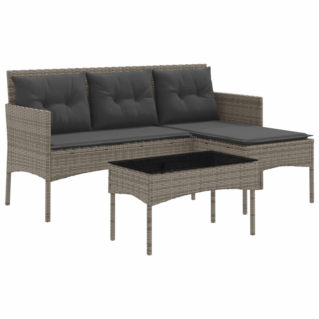 Havesofa Sæt 2 stk. polyrattan