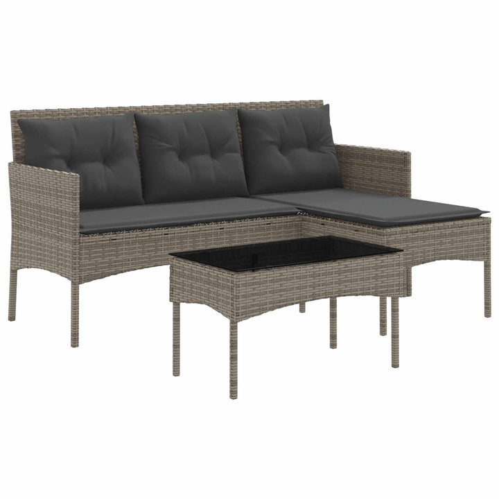 Havesofa Sæt 2 stk. polyrattan