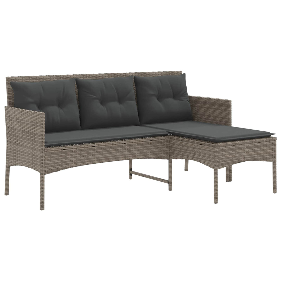 Havesofa Sæt 2 stk. polyrattan