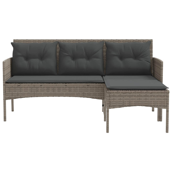 Havesofa Sæt 2 stk. polyrattan
