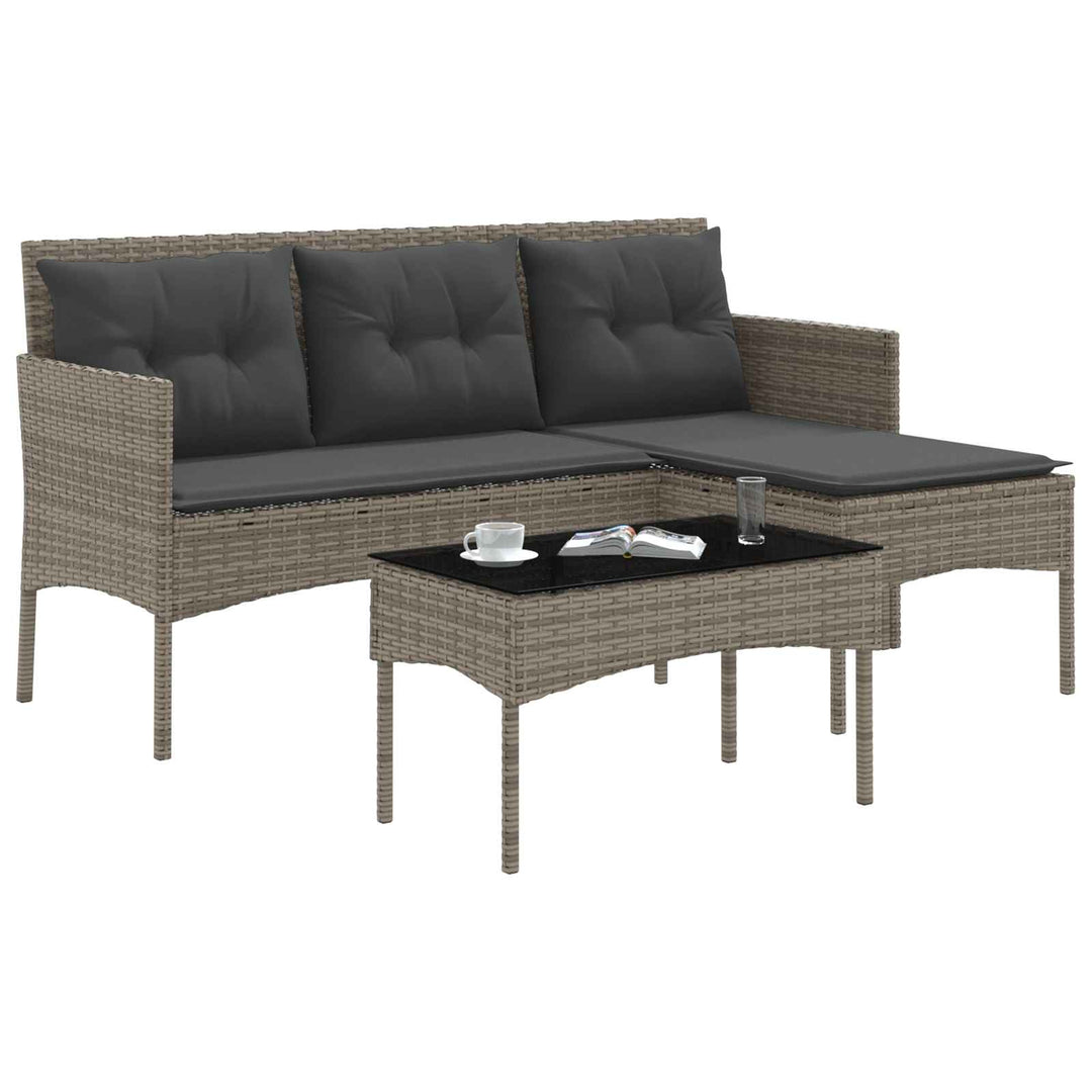 Havesofa Sæt 2 stk. polyrattan