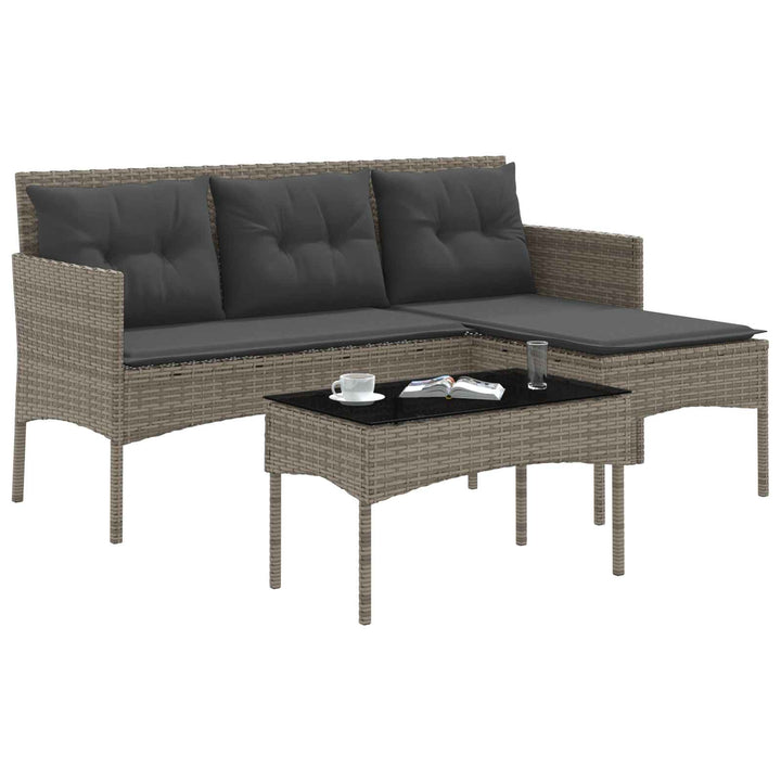 Havesofa Sæt 2 stk. polyrattan