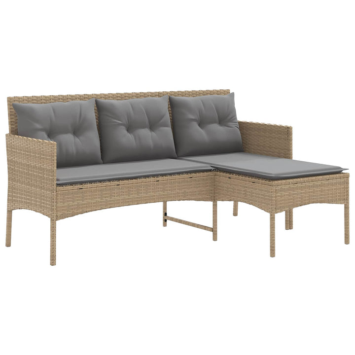 Havesofa Sæt 2 stk. polyrattan