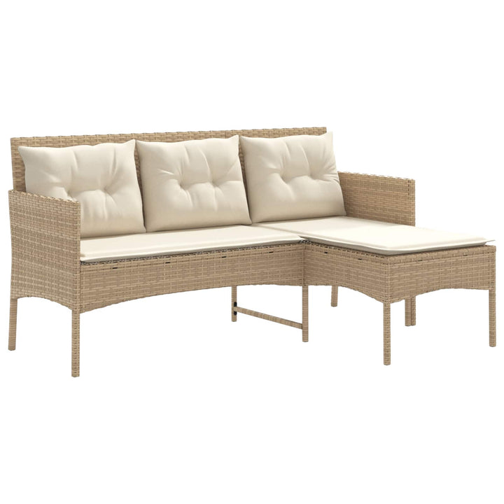 Havesofa Sæt 2 stk. polyrattan