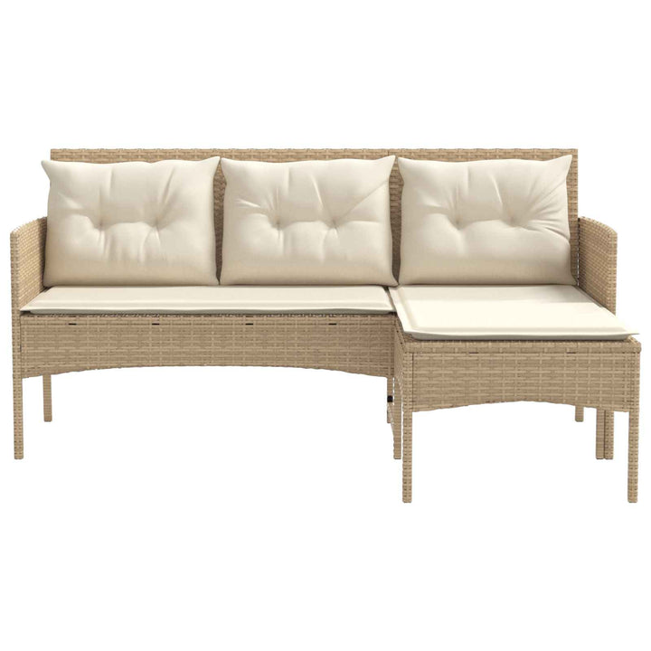 Havesofa Sæt 2 stk. polyrattan