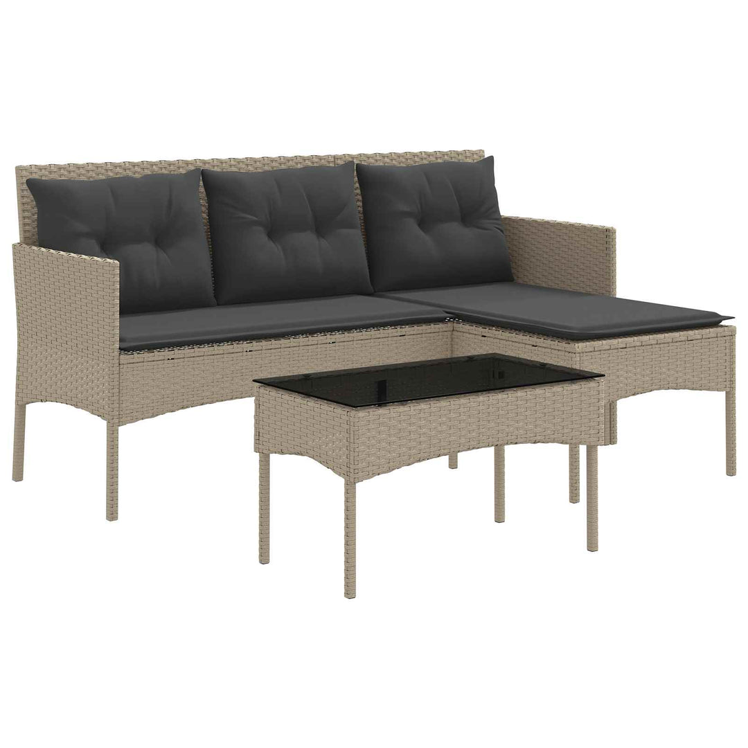 Havesofa Sæt 2 stk. polyrattan
