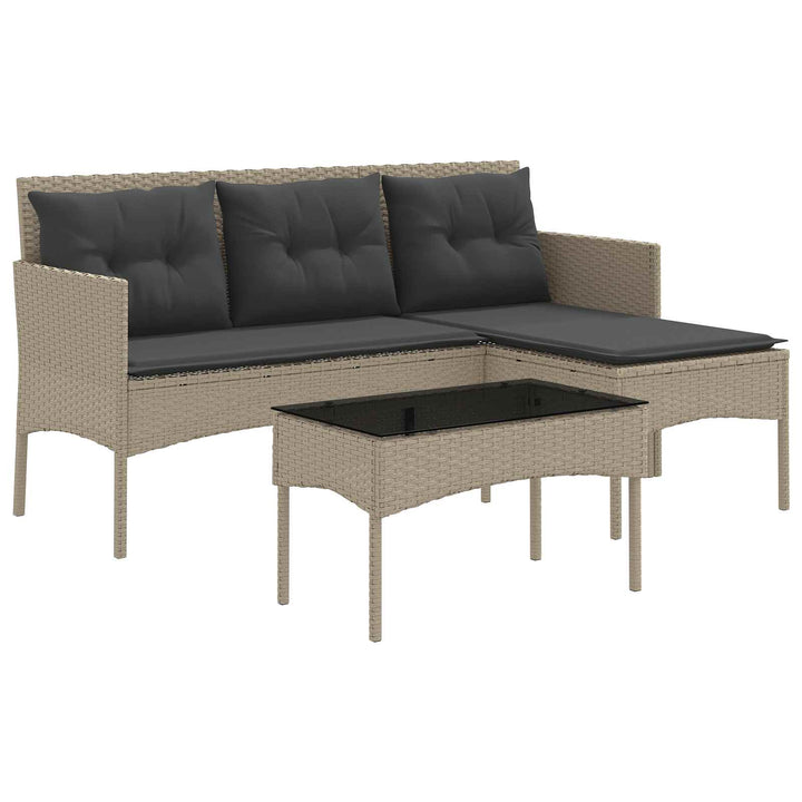 Havesofa Sæt 2 stk. polyrattan