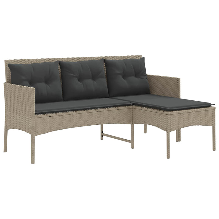 Havesofa Sæt 2 stk. polyrattan