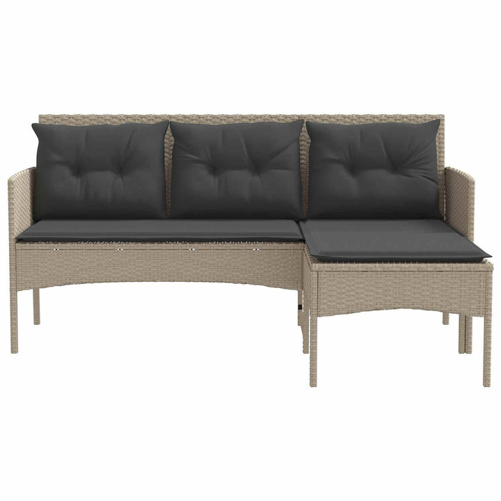 Havesofa Sæt 2 stk. polyrattan