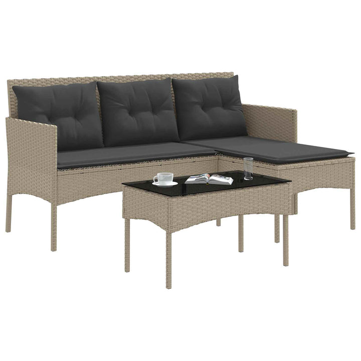 Havesofa Sæt 2 stk. polyrattan
