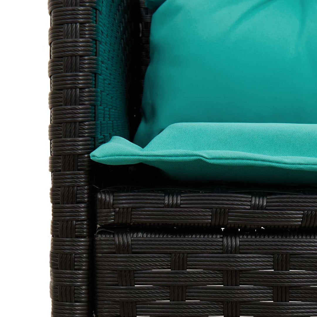 Havesofa Sæt 2 stk. polyrattan