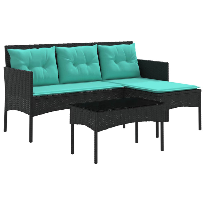 Havesofa Sæt 2 stk. polyrattan