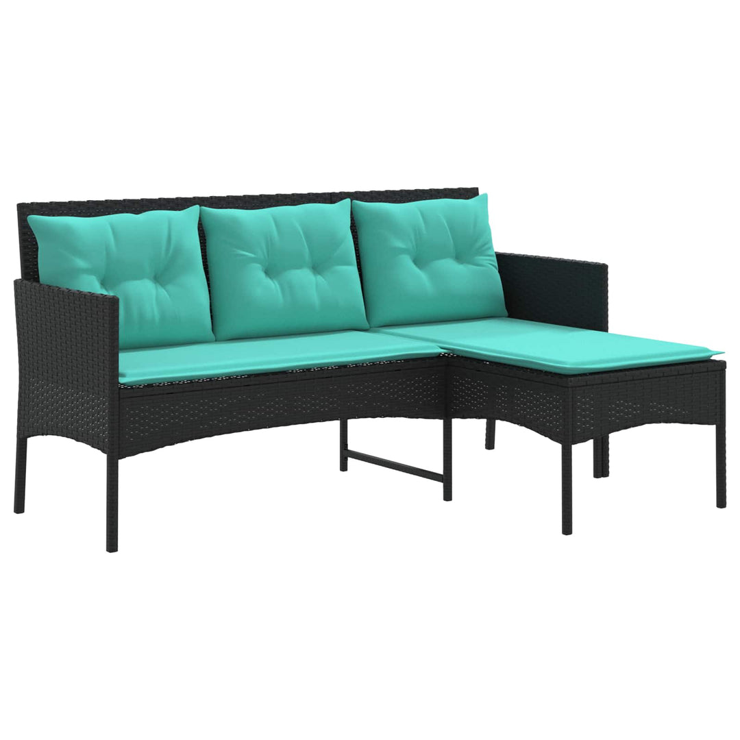 Havesofa Sæt 2 stk. polyrattan