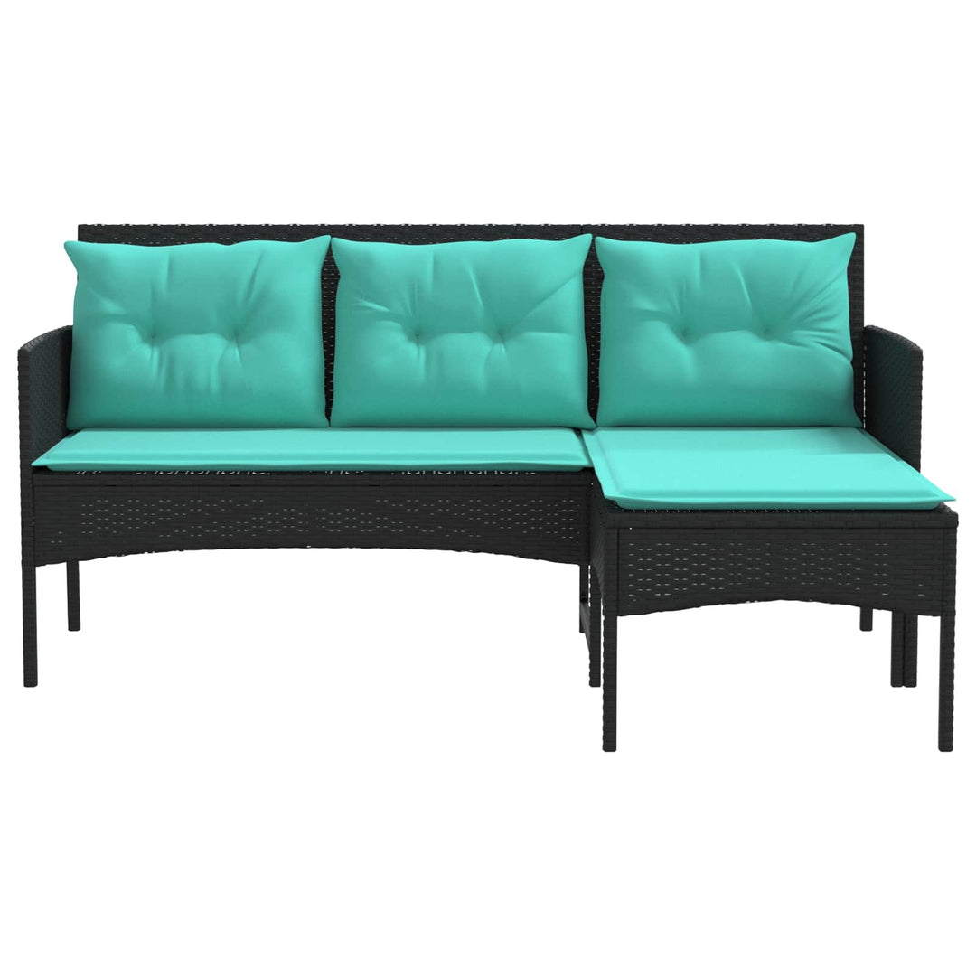 Havesofa Sæt 2 stk. polyrattan