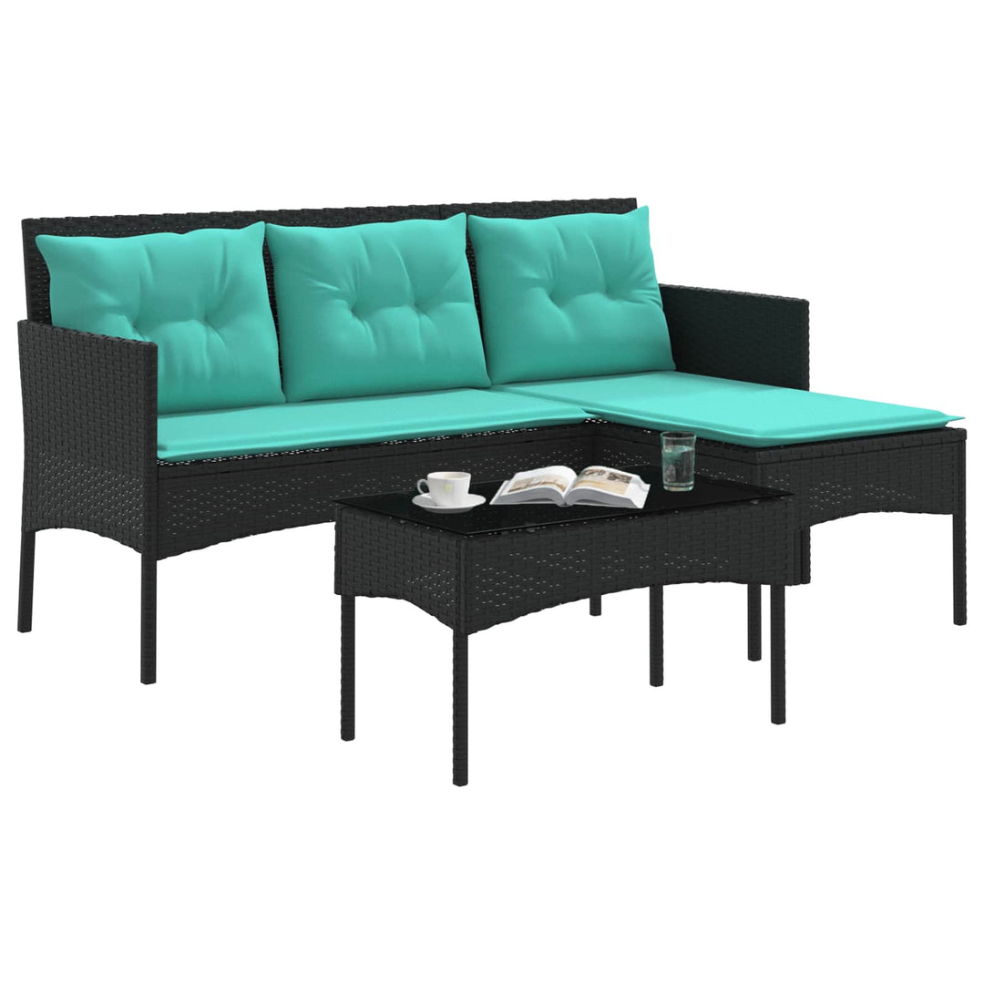 Havesofa Sæt 2 stk. polyrattan