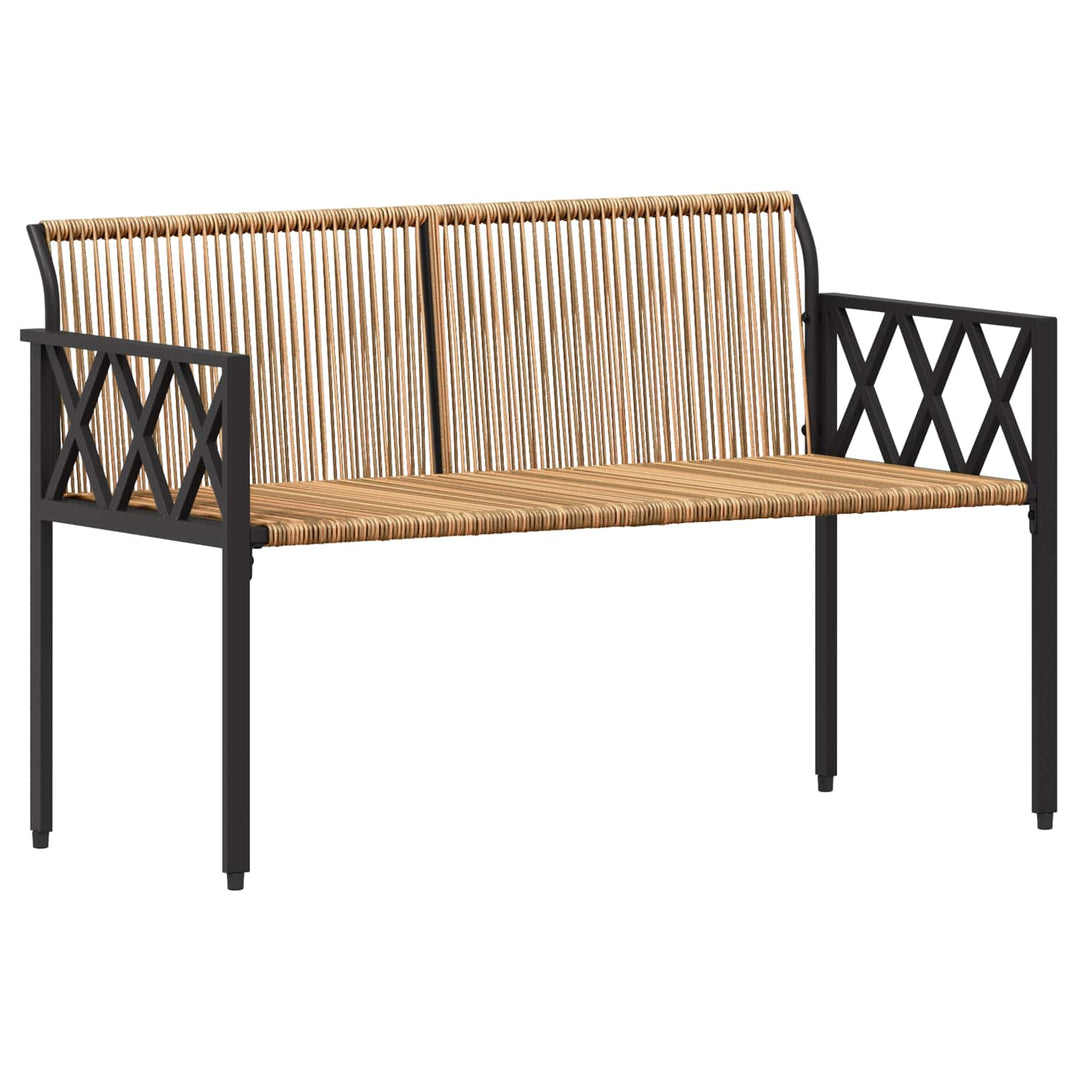 Have møbel sæt 4 stk. Brun og Creme Hvid polyrattan