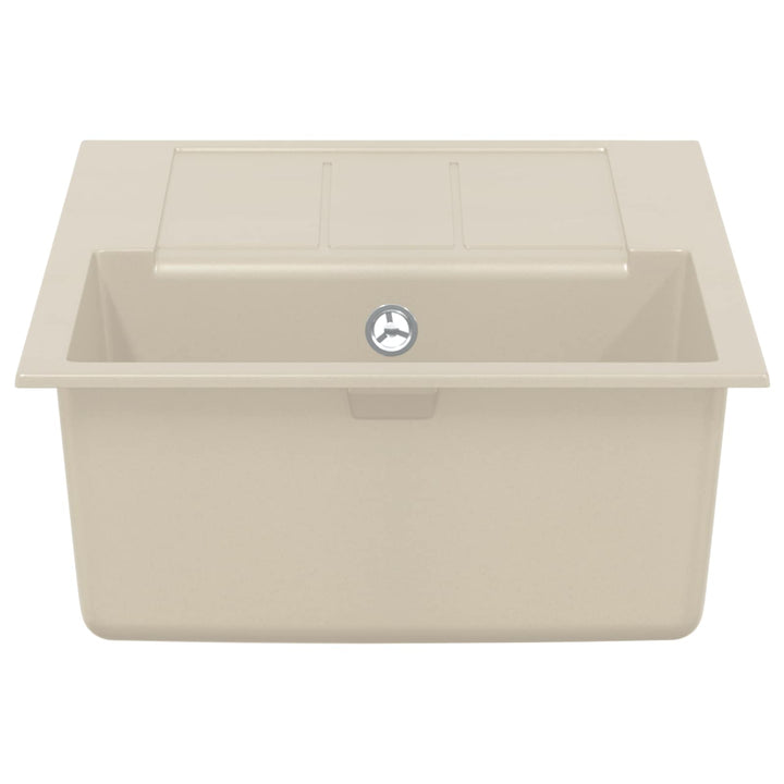 Vask Beige 780 x 500 mm 80% Kvarts og 20% Resin