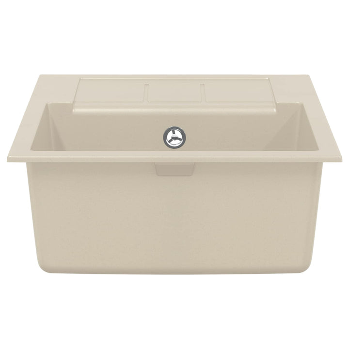 Vask Beige 620 x 500 mm 80% Kvarts og 20% Resin