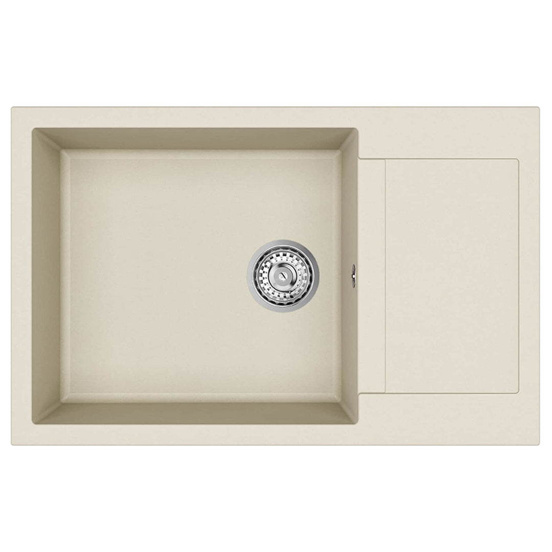 Vask Beige 780 x 500 mm 80% Kvarts og 20% Resin