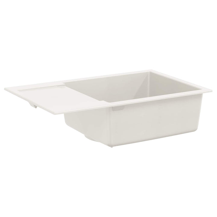 Vask Hvid 780 x 500 mm 80% Kvarts og 20% Resin