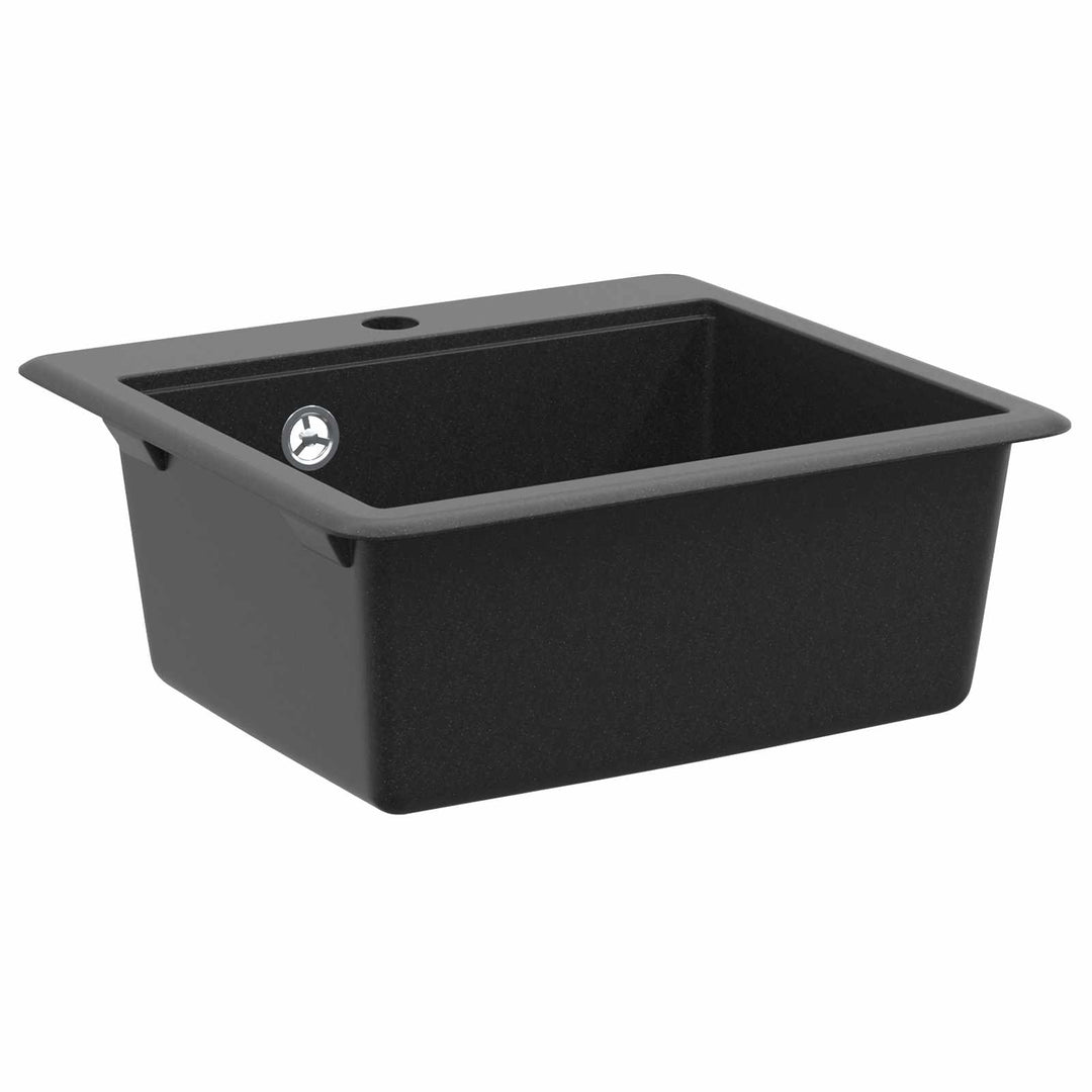 Vask Sort 470 x 440 mm Granit