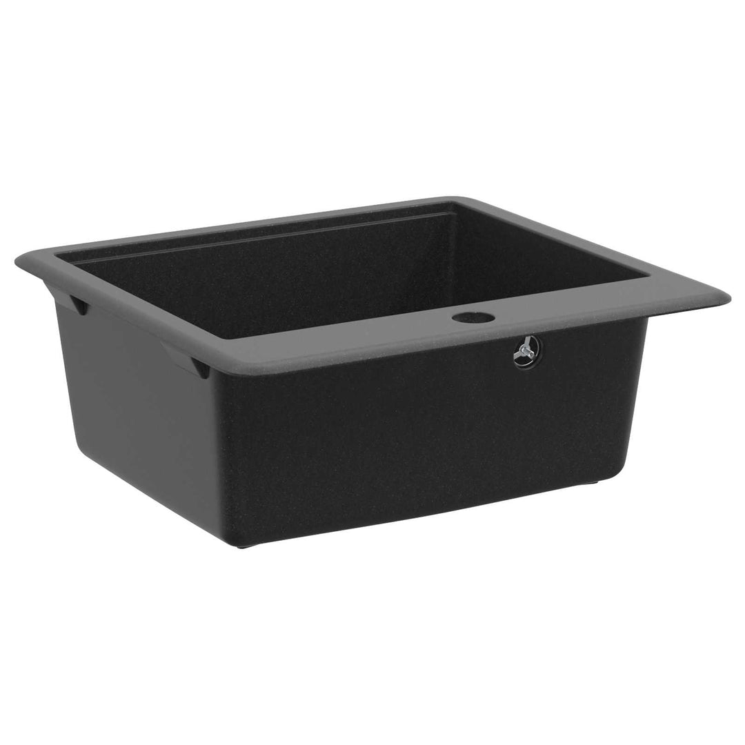 Vask Sort 470 x 440 mm Granit