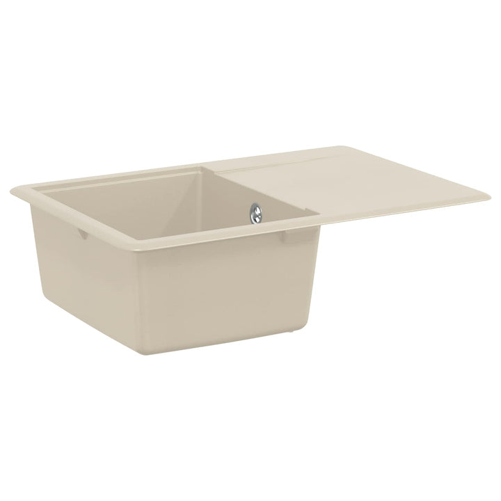 Vask Beige 670 x 460 mm 80% Kvarts og 20% Resin