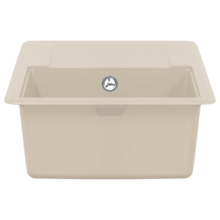 Vask Beige 670 x 460 mm 80% Kvarts og 20% Resin