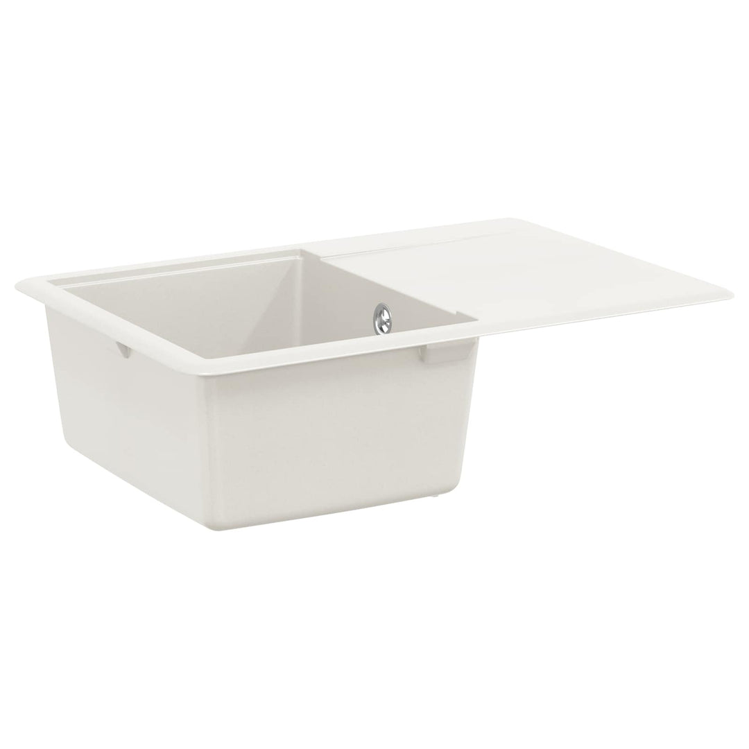Vask Hvid 670 x 460 mm 80% Kvarts og 20% Resin