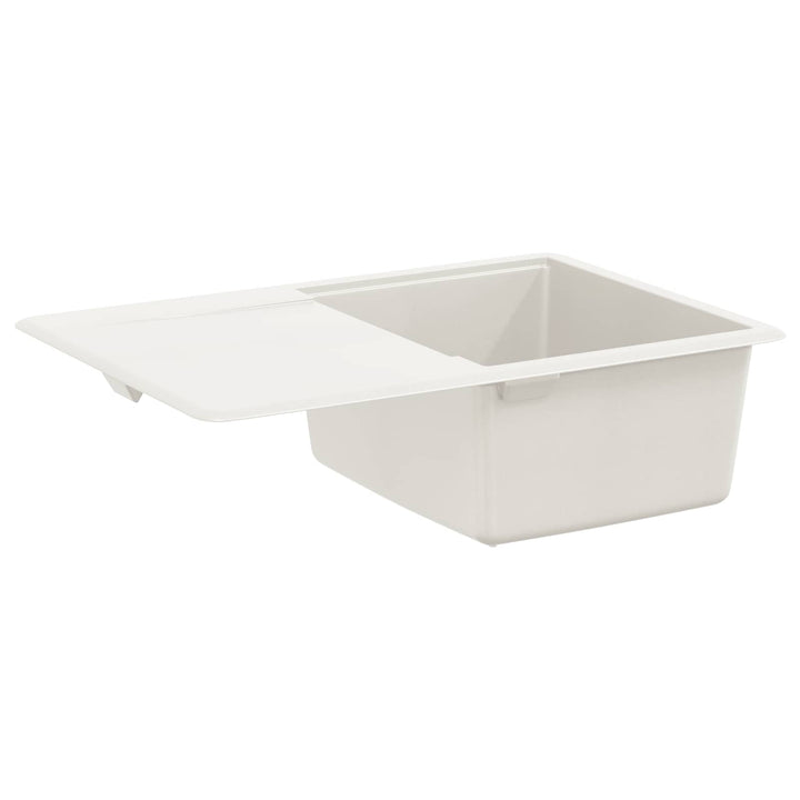 Vask Hvid 670 x 460 mm 80% Kvarts og 20% Resin