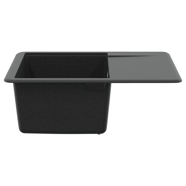 Vask Sort 560 x 460 mm 80% Kvarts og 20% Resin