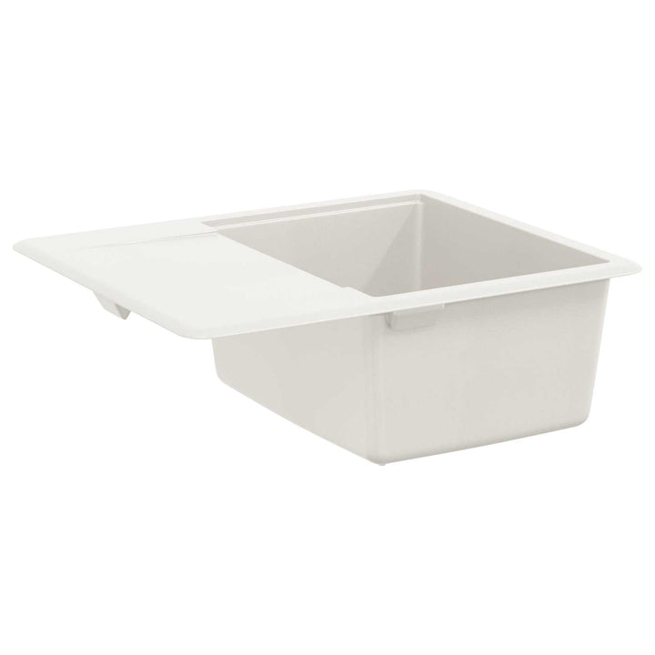 Vask Hvid 560 x 460 mm 80% Kvarts og 20% Resin