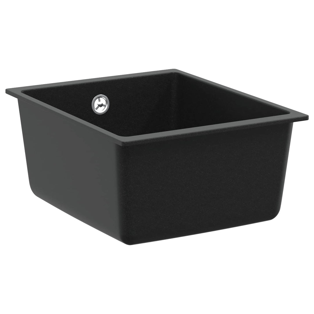 Vask Sort 370 x 460 mm 80% Kvarts og 20% Resin