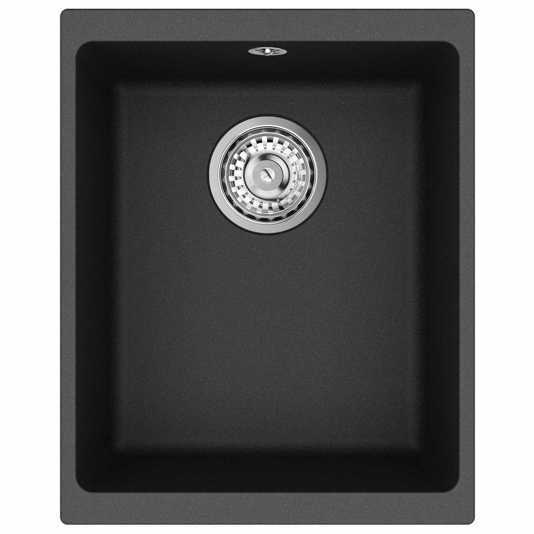 Vask Sort 370 x 460 mm 80% Kvarts og 20% Resin