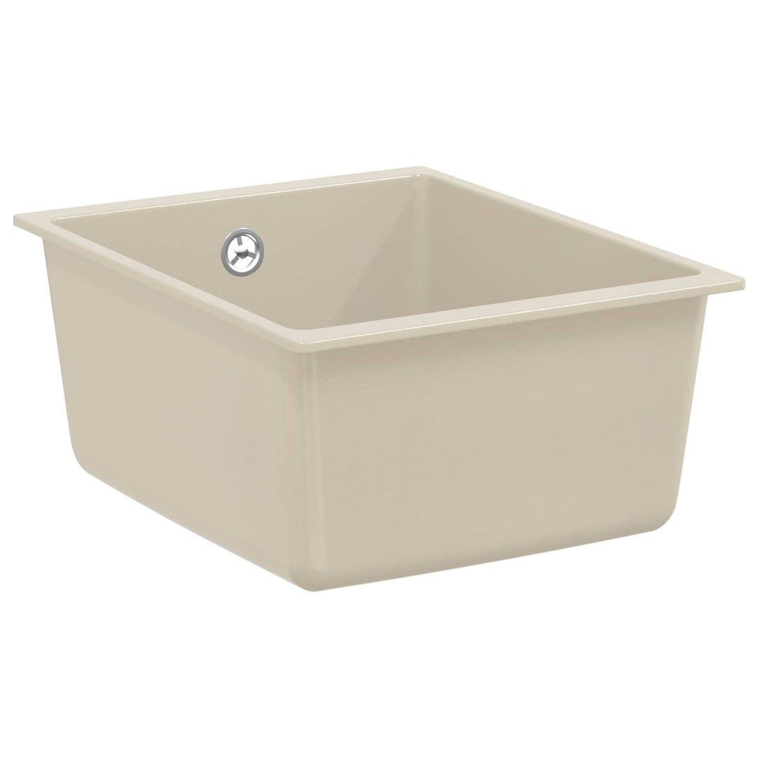 Vask Beige 370 x 460 mm 80% Kvarts og 20% Resin