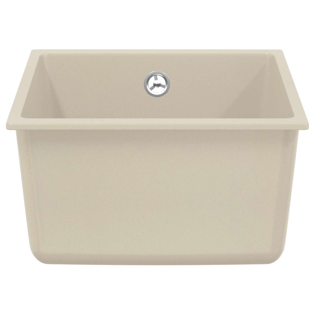 Vask Beige 370 x 460 mm 80% Kvarts og 20% Resin