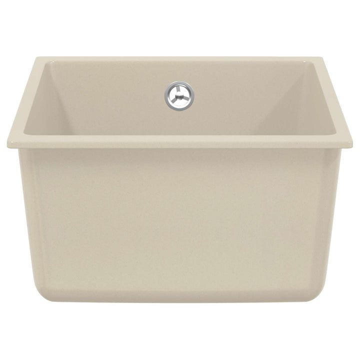 Vask Beige 370 x 460 mm 80% Kvarts og 20% Resin
