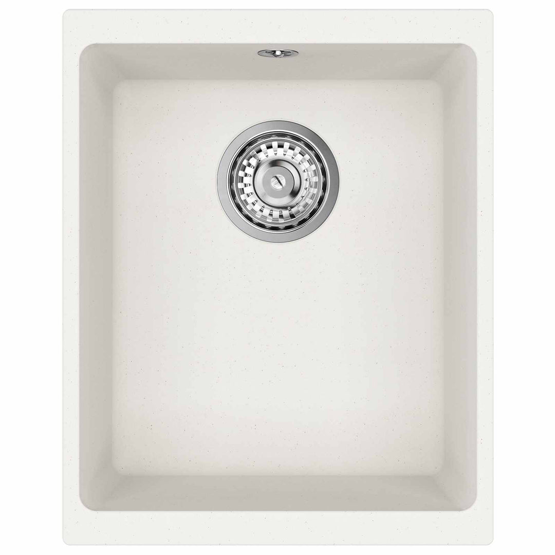 Vask Hvid 370 x 460 mm 80% Kvarts og 20% Resin
