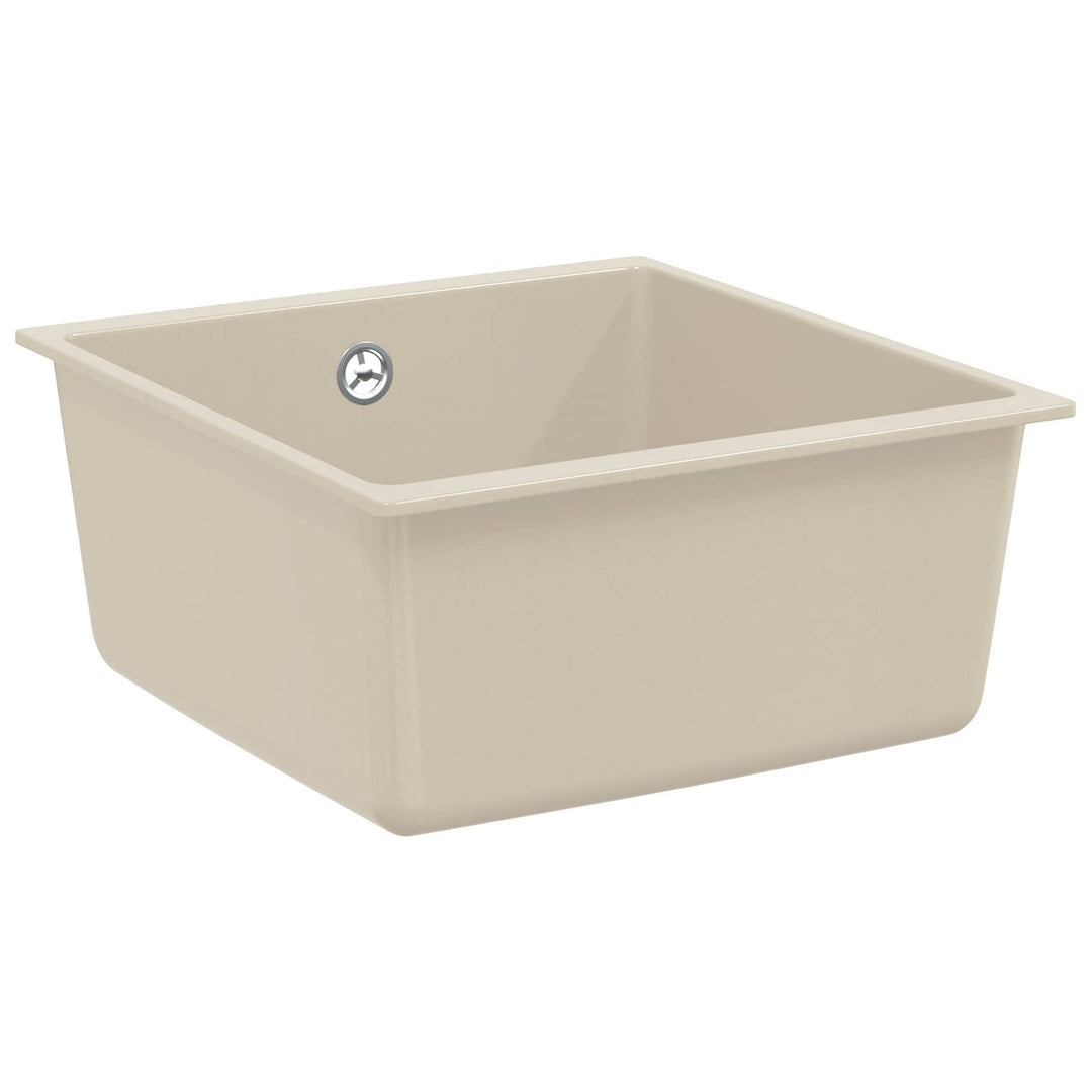 Vask Beige 430 x 460 mm 80% Kvarts og 20% Resin