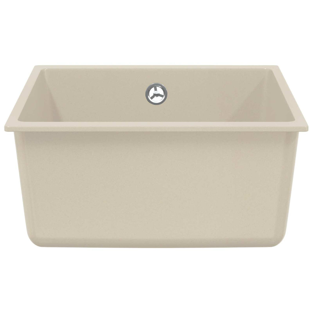 Vask Beige 430 x 460 mm 80% Kvarts og 20% Resin
