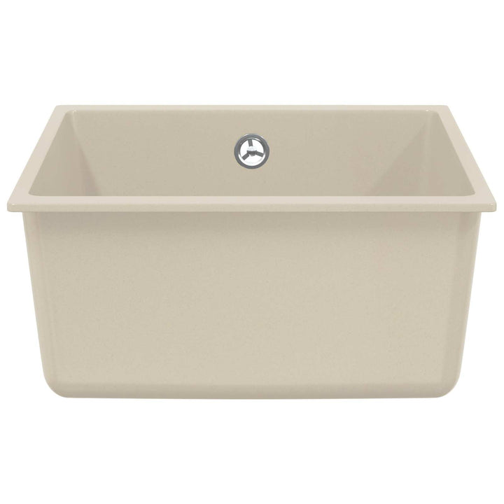 Vask Beige 430 x 460 mm 80% Kvarts og 20% Resin