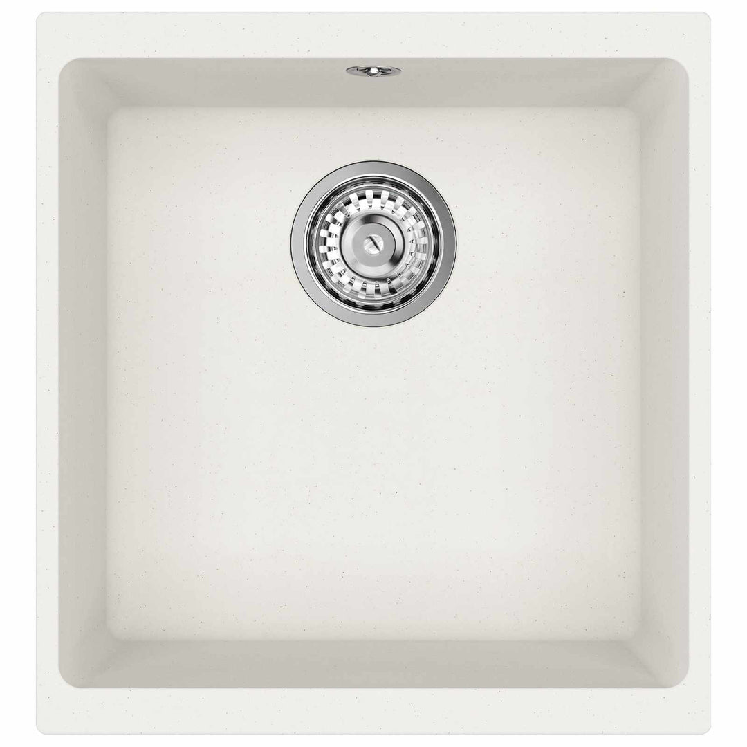 Vask Hvid 430 x 460 mm 80% Kvarts og 20% Resin