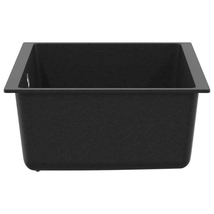 Vask Sort 530 x 460 mm 80% Kvarts og 20% Resin