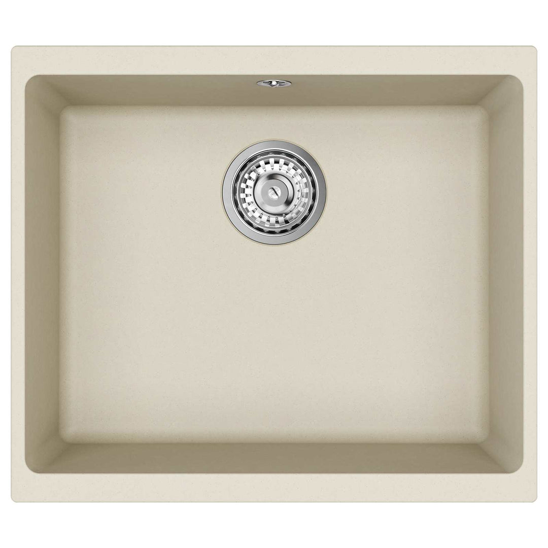Vask Beige 530 x 460 mm 80% Kvarts og 20% Resin