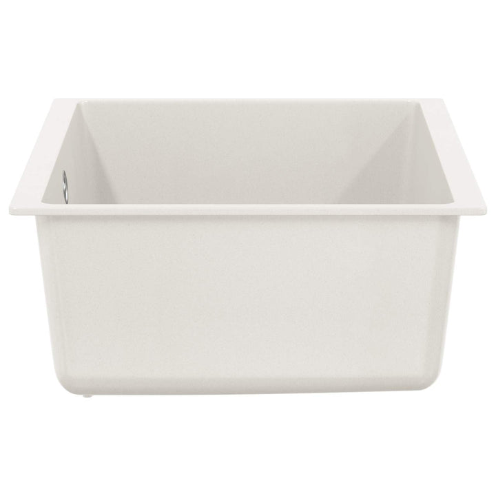 Vask Hvid 530 x 460 mm 80% Kvarts og 20% Resin